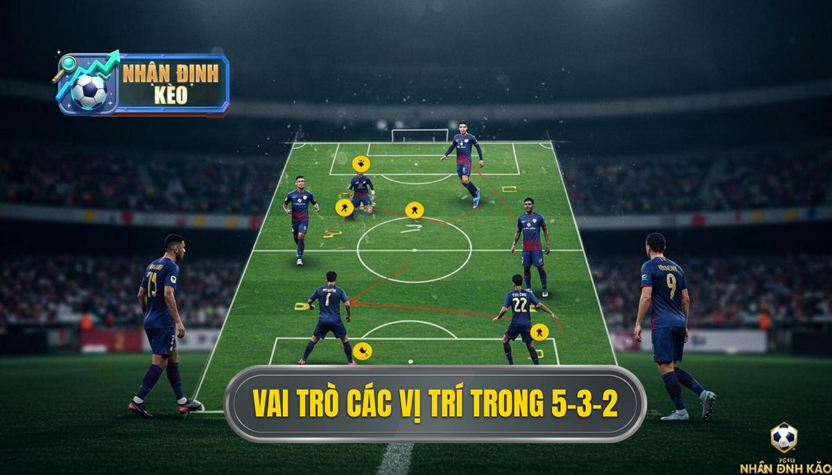 II. Phân Tích Vai Trò Từng Vị Trí Trong 5-3-2 Phòng Ngự