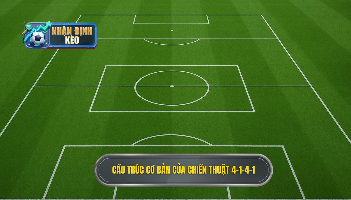 Phân tích cấu trúc cơ bản của Chiến thuật 4-1-4-1