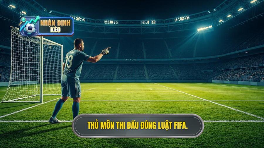 1. Thủ môn thi đấu đúng luật FIFA.