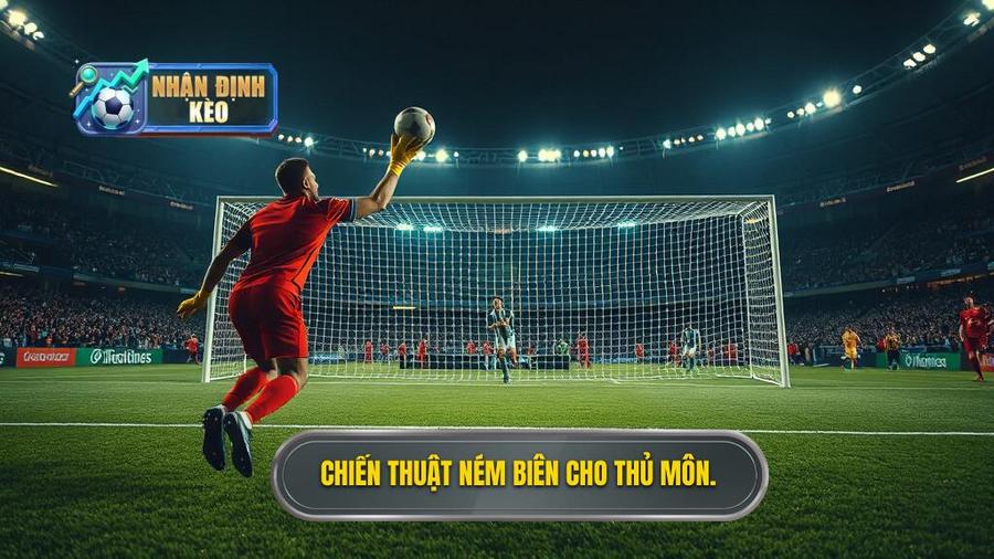 3. Chiến thuật ném biên cho thủ môn.